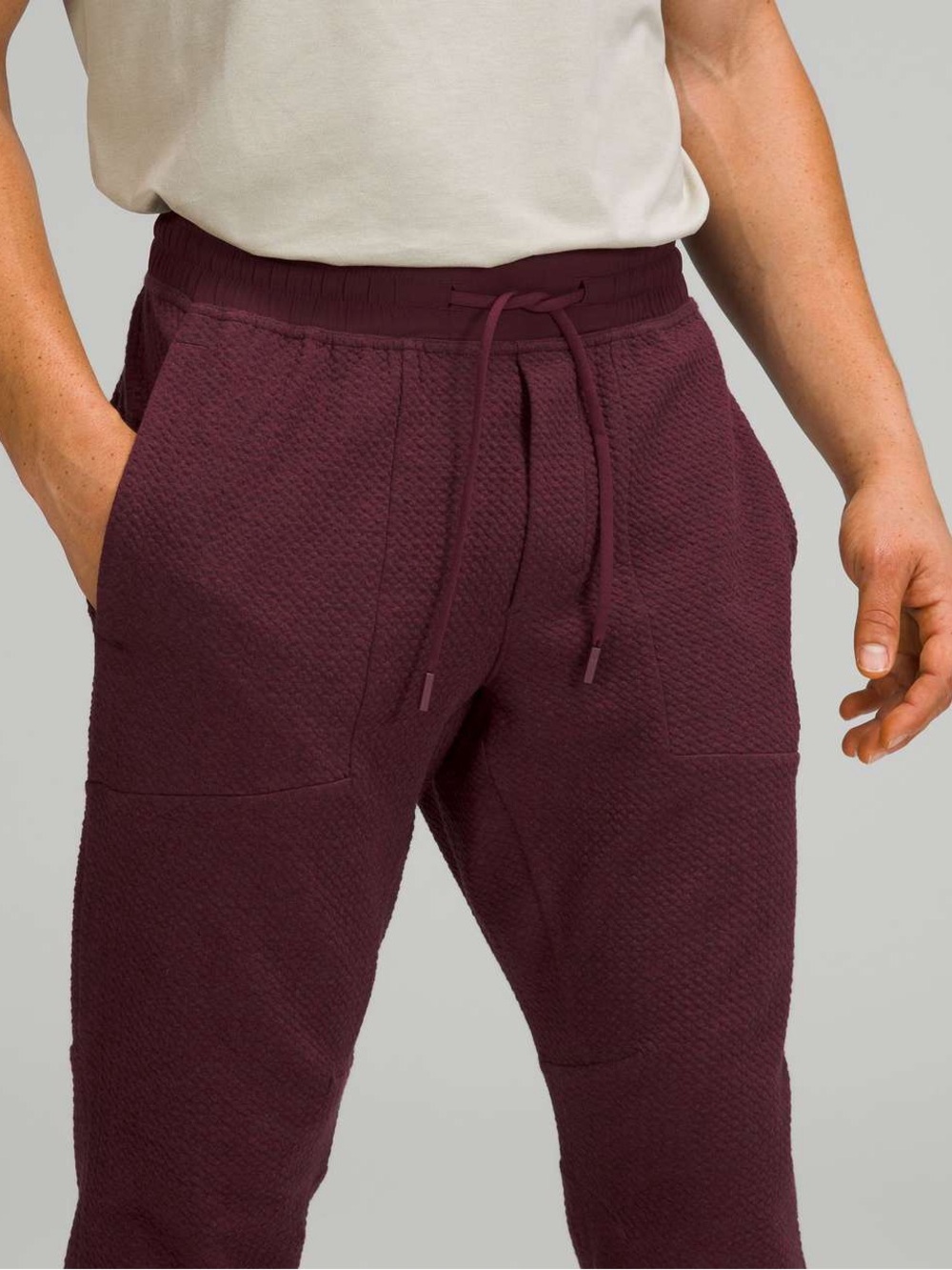 Lululemon At Ease Jogger Heathered Cassis / Black - Size XS